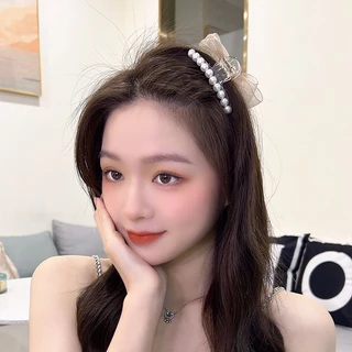 A492 กิ๊บหนีบผม ประดับเพชร กิ๊บหนีบผมสไตล์เกาหลี พร้อมส่ง
