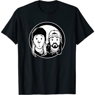 Tee เสื้อยืด ผ้าฝ้าย พิมพ์ลาย Jay and Silent Bob Just Jay and Silent Bob แฟชั่นฤดูร้อน สําหรับผู้ชาย