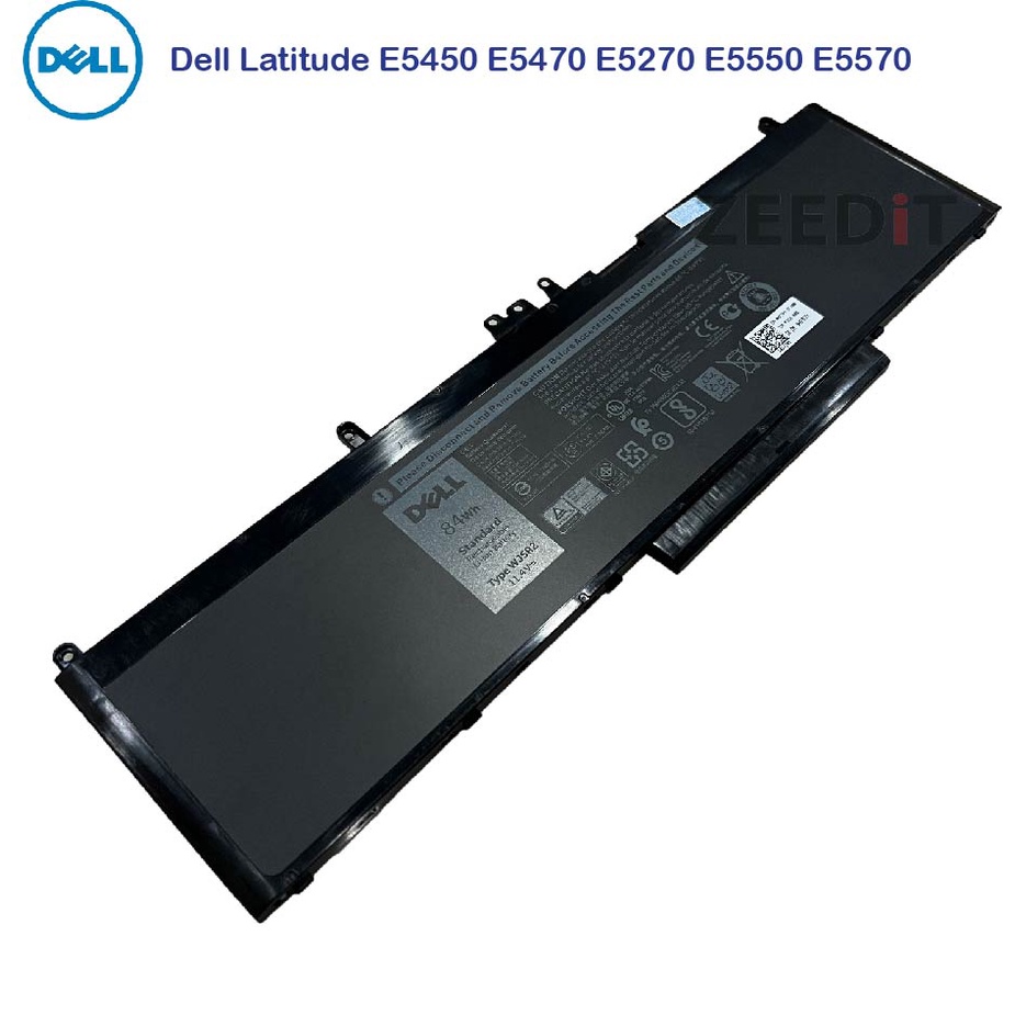 (ส่งฟรี ประกัน 1ปี) Dell Battery Notebook แบตเตอรี่โน๊ตบุ๊ก Dell Latitude E5450 E5470 Series WJ5R2 ข