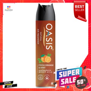 สเปรย์ปรับอากาศ OASIS 320ml FRESH ORANGE &amp; MINTAIR FRESHENER SPRAY OASIS 320ml FRESH ORANGE &amp; MINT