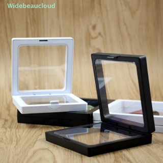 Widebeaucloud กล่องเก็บเครื่องประดับ สร้อยคอ แบบใส สีขาว