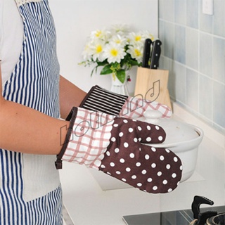 HotMind ถุงมือกันความร้อนสำหรับห้องครัว ถุงมือเตาอบ ถุงมือไมโครเวฟ   Kitchen insulated gloves