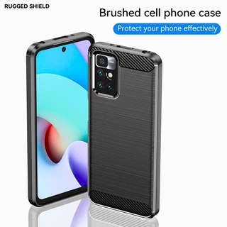Lenuo เคสโทรศัพท์มือถือ คาร์บอนไฟเบอร์ ผิวด้าน บางมาก กันกระแทก สําหรับ Redmi Note 11S Note 10S Note 10 11 9S 9 8 7 Pro 4G 10 Pro 5G
