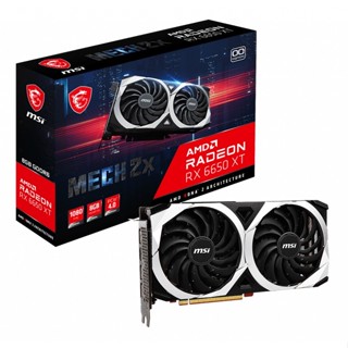 VGA (การ์ดแสดงผล) MSI Radeon RX 6650 XT MECH 2X 8G OC ประกัน 3 ปี