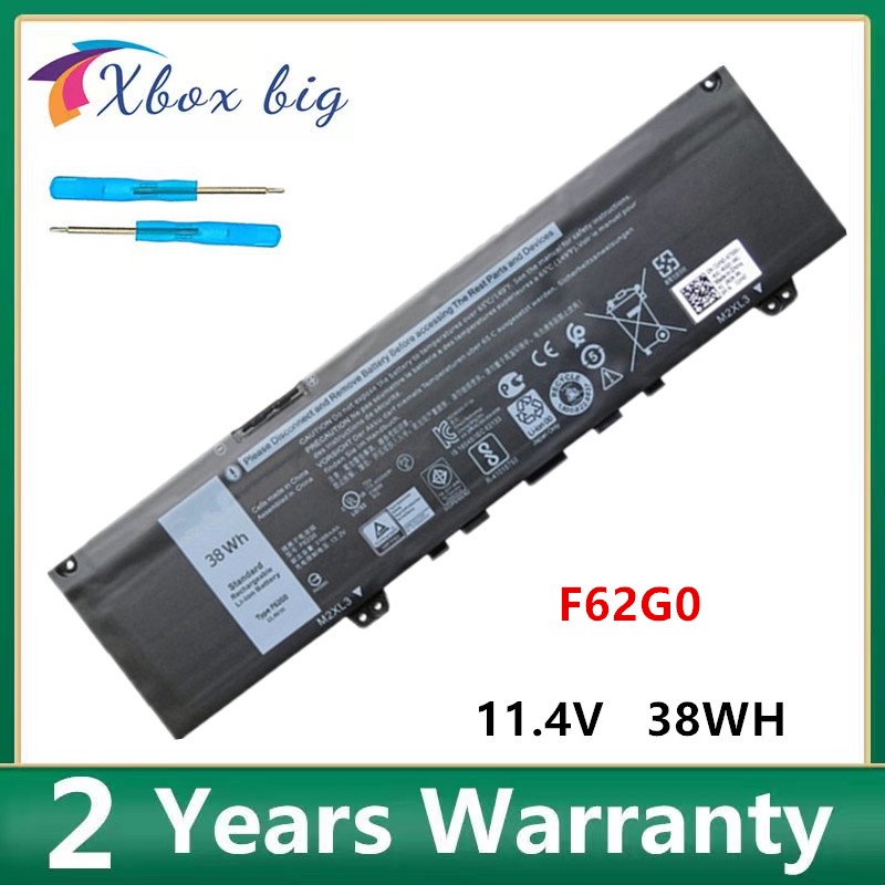 New F62G0 F62GO Laptop Battery For Dell Inspiron 13 7370 7373 7380 7386 Vostro 13-5370 P83G P87G P91