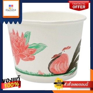 ถ้วยกระดาษ ลายไก่ ตรา เฟสท์ ช้อยส์ ขนาด 520 มล. แพ็คละ 50 ชิ้น Fest Choice Bowl
