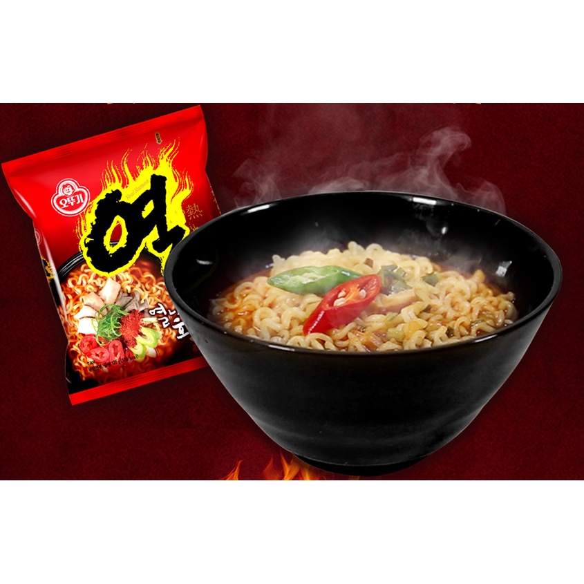 โอโตกิ 🔥 ยอลรามยอน 🔥 1 แพ็ค 5 ห่อ มาม่าเผ็ดเกาหลี บะหมี่กึ่งสำเร็จรูป 열라면 มาม่าเกาหลี Yeul Ramen