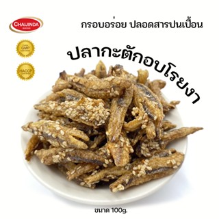 ปลากะตักกรอบ โรยงา ขนาด 100 กรัม ชัยจินดา ( สินค้าทานเล่น )