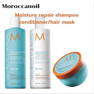 💢Moroccan oil moisture repair shampoo &amp;conditioner/ restorative hair mask 250ml