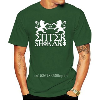 เสื้อคู่ - ผู้ชายเสื้อยืดใหม่ป้อน Shikari อังกฤษวงร็อคสีดําทีขนาด S-3XL ผู้ชายผ้าฝ้ายเสื้อยืดแขนสั้