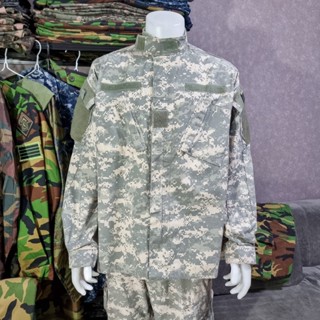 เสื้อทหารอเมริกัน(US) ลายArmy ACU ดิจิตอลเทา ของแท้ ไม่ใช่ของจีนแดง