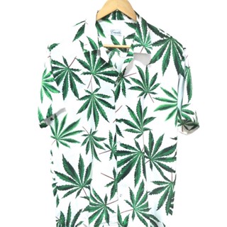 เสื้อฮาวายลายพลังใบ ☘️ สวยคัตติ้งเนี๊ยบ ผ้านิ่มใส่สบาย
