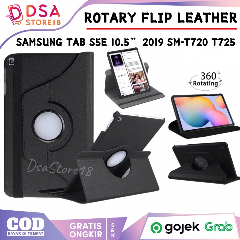 เคส Samsung Tab S5E / Samsung Tab S5E SM-T720 T725 Rotary 360 Full Protection Leather Case Flip Cove