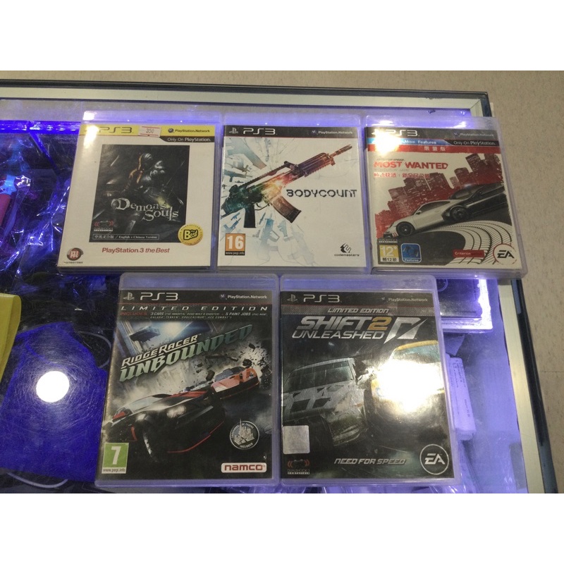 [PS3][มือ2]Demon’s Souls/Bodycount/NFS:Most Wanted/Ridge Racer Unbound/NFS:Shift 2