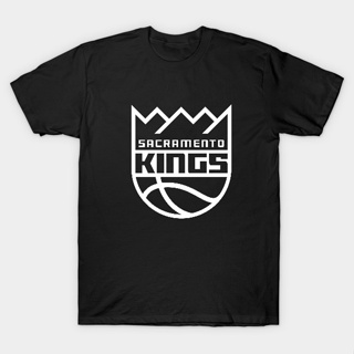 Tee NBA Sacramento Kings เสื้อยืดผ้าฝ้ายคุณภาพสูงเสื้อผ้าแขนสั้นเครื่องแต่งกาย Unisex ชายและหญิง hMB