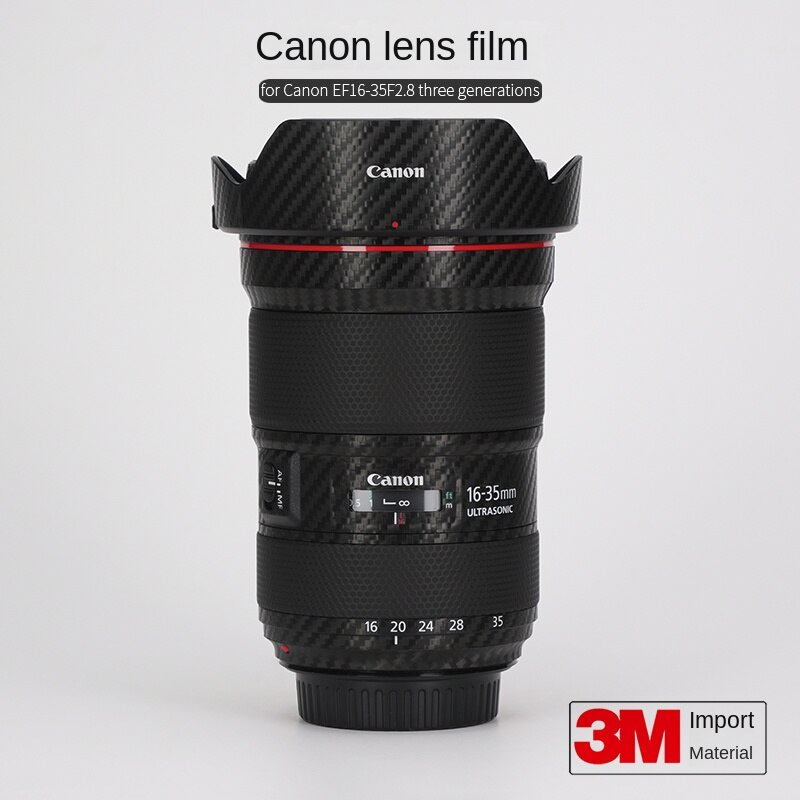 ฟิล์มสติกเกอร์คาร์บอนไฟเบอร์ สําหรับ Canon EF16-35  G3 f2.8L III 1635 3rd 3M