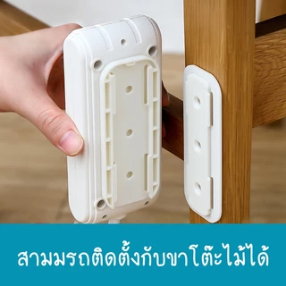 ที่ยึดปลั๊กไฟติดผนัง แผ่นกาว ติดรางปลั๊กไฟ ที่แขวนปลั๊กไฟ