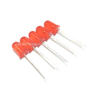 5mm LED Red (จำนวน 5 ดวง)