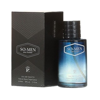 ราคาต่อขวด น้ำหอมผู้ชาย SO-MEN POUR HOMME ขนาด 100 มล. กลิ่นสดชื่นปนกลิ่นไม้หอม สร้างความลึกลับน่าค้นหา