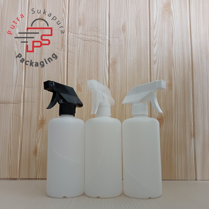 500ml natural hdpe Kispray bottle/500ml ขวดสเปรย์/ขวดสเปรย์คอ 28