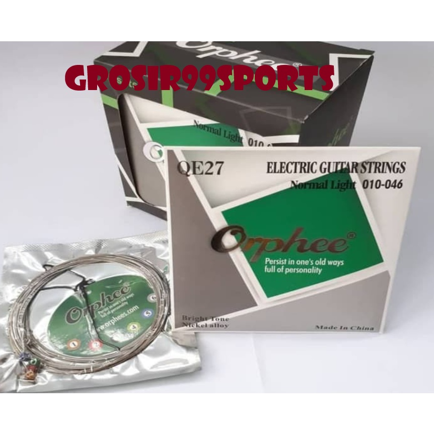 ORPHEE QE27 NORMAL LIGHT ELECTRIC GUITAR STRINGS