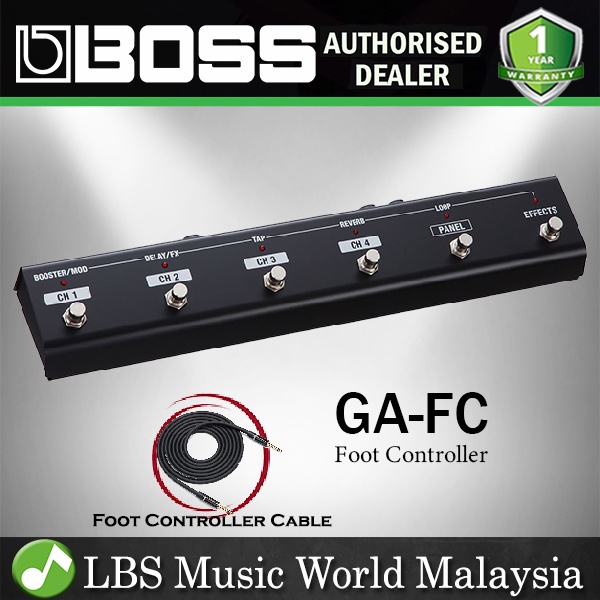 Boss GA-FC ตัวควบคุมเท้าสําหรับ Roland GA-112 GA-212 Combo Amplifier Amp (GAFC GA FC)