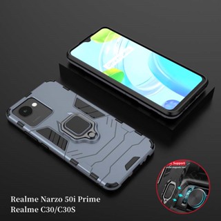 เคสโทรศัพท์มือถือแบบแข็ง กันกระแทก พร้อมขาตั้ง สําหรับ Realme C30 Narzo 50i Prime C30S RealmeC30 RealmeC30S Narzo50i 50iPrime