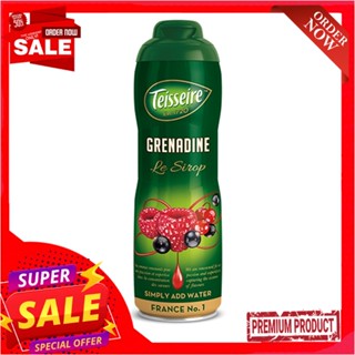 เตสแซร์น้ำหวานเข้มข้นเกรอนาดีน 600มล.TEISSEIRE GRENADINE SYRUP 600 ML.