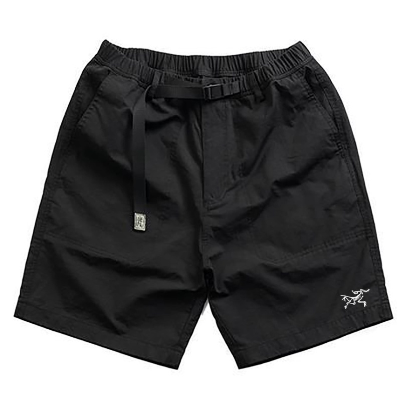 Arc'teryx Archaeopteryx ฤดูร ้ อนญี ่ ปุ ่ น Overalls กางเกงขาสั ้ นผู ้ ชายหลวมครึ ่ งกางเกง All-Match Casual กีฬาหัวเข ็ มขัดเข ็ มขัดสวมใส ่ ด ้ านนอก