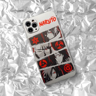 เคสโทรศัพท์มือถือ กันกระแทก ลายการ์ตูนนารูโตะ Kakashi Uchiha Madara Itachi Sasuke Sharingan สําหรับ IPhone 7 8 14 Plus 11 12 13 14 Pro X XR XS Max 14