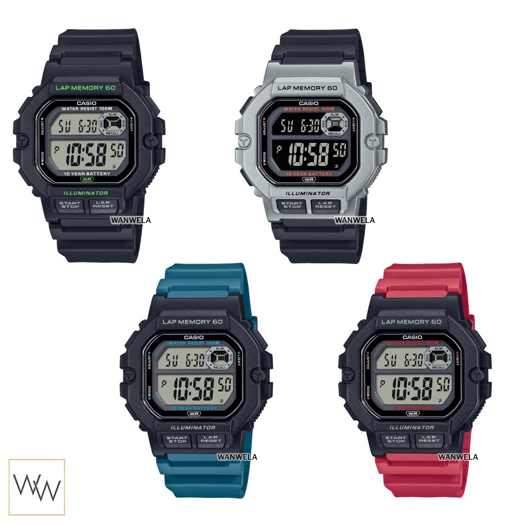 ของแท้ นาฬิกาข้อมือ Casio ผู้ชาย รุ่น WS-1400H