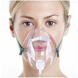 ราคาพิเศษ!หน้ากากให้​ออกซิเจน​ oxygen mask พร้อมสายต่อ