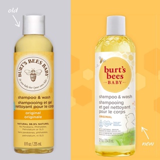 สำหรับเด็ก อาบ/สระ Burts Bees Baby Calming Shampoo and Wash with Lavender / original