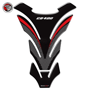 3D Carbon-look Motorcycle Tank Pad Protector Decal Stickers  for Honda CB400 CB 400