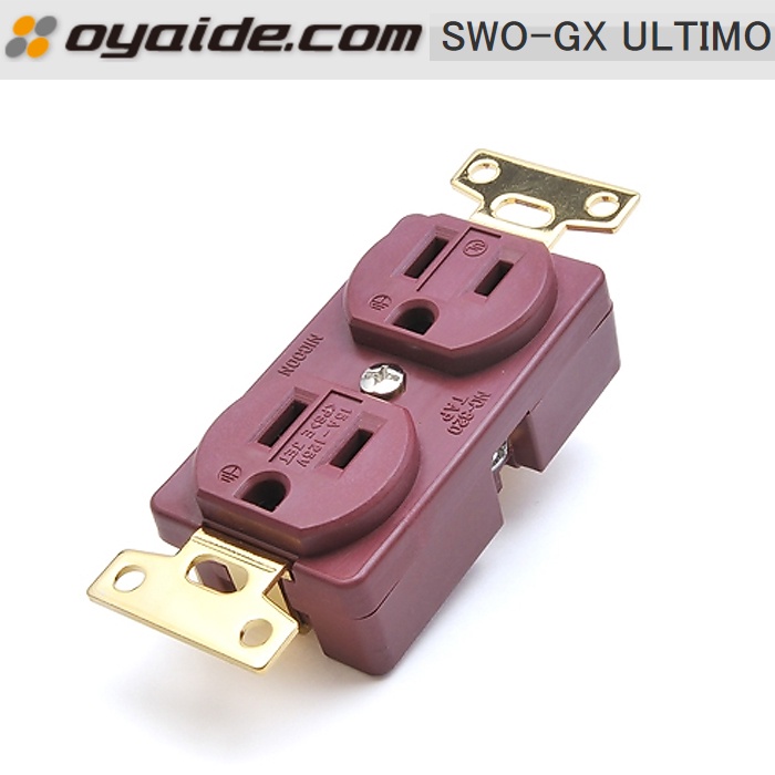 ของแท้ปลั๊กผนัง OYAIDE SWO-GX-U receptacle with 24K gold plating wall outlet แถมฝาครอบ / ร้าน All Cable
