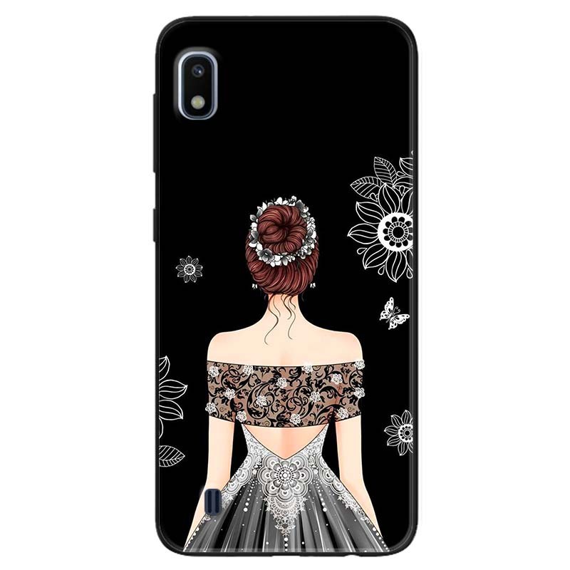 เคสสําหรับ Samsung A21s - A22 - A51 - A71 - A20 / A30 - A30s / A50 / A50s Grey Dress Girl รุ่น