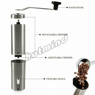 HotMind เครื่องบดกาแฟ MiNi ขนาดกระทัดรัด พกพาสะดวก Manual coffee grinder