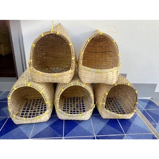 ที่ฟักไข่ไก่ ,ที่ฟักไก่,ตระกร้าสานไม้ไผ่รังไข่ไก่ ที่ฝักไข่ ราคาถูก(พร้อมส่ง)