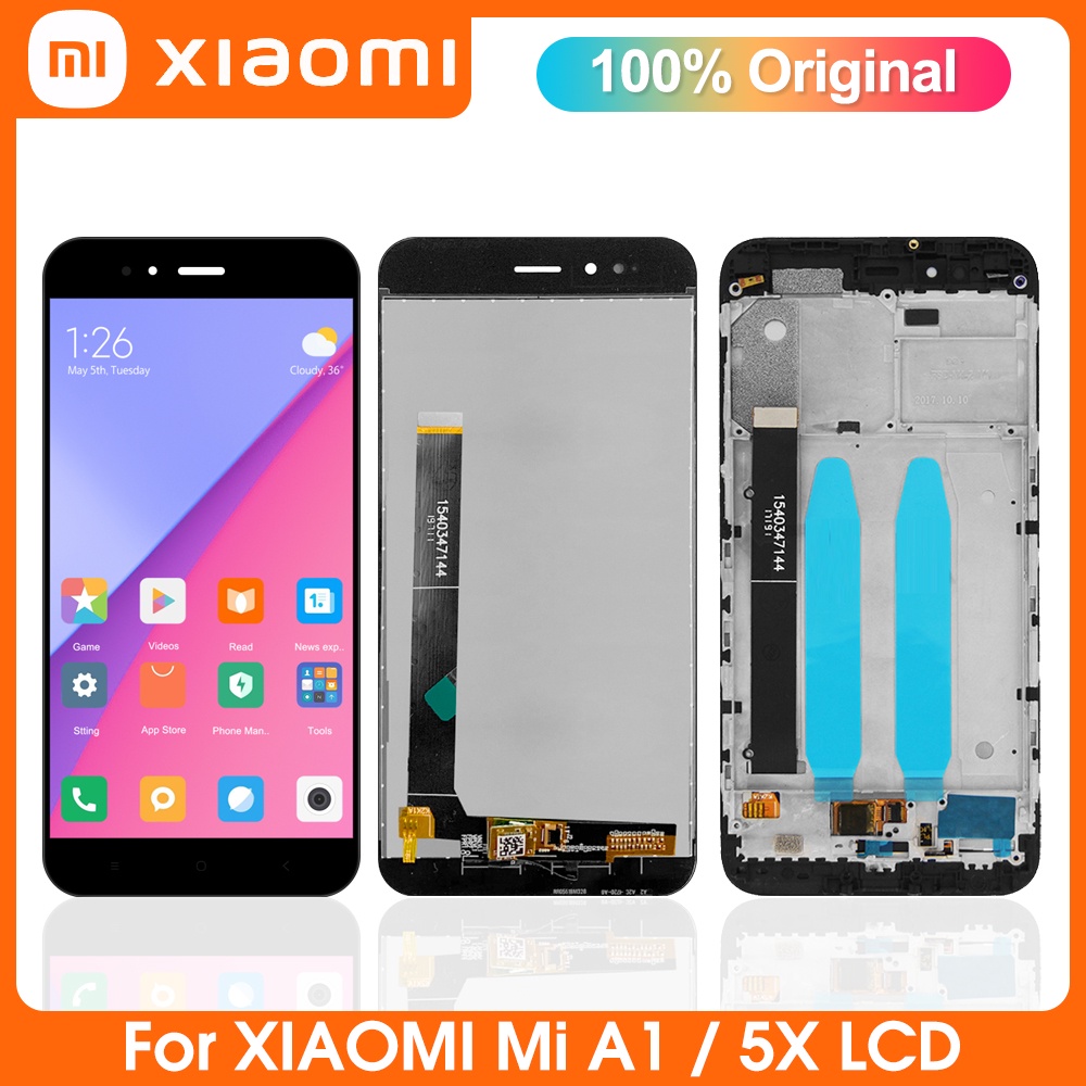 5.5" Original Screen For Xiaomi Mi A1 LCD Display Touch Screen Digitizer Assembly Replacement For Mi 5X MiA1 Mi5X M