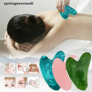 [springevenwell] กัวซา นวดใบหน้า ร่างกาย เต็มรูปแบบ แผ่นเรซิ่นธรรมชาติ เครื่องมือขูด ใหม่ พร้อมส่ง