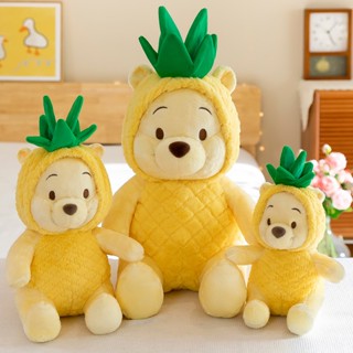 ใหม่ หมอนตุ๊กตาหมีพูห์ สับปะรด ของเล่นสําหรับเด็ก