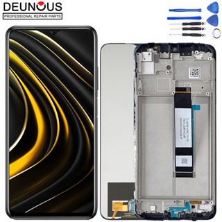 6.53&amp;quot; For Xiaomi Redmi 9T LCD Display Touch Screen Digitizer Assembly With Frame J19S M2010J19SG M2010J19SY