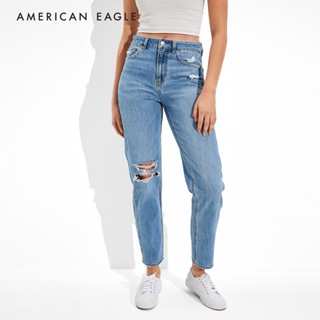 American Eagle Ripped Mom Straight Jean กางเกง ยีนส์ ผู้หญิง มัม สเตรท (WMO WST 043-3756-522)