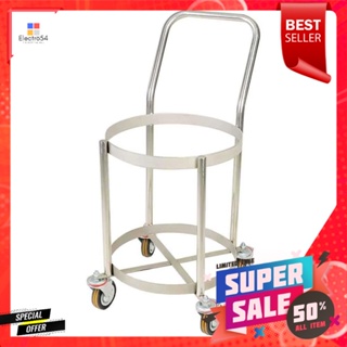 รถเข็นถังโครงสเตนเลส 4 ล้อ VRF4-WHEEL BIN TROLLEY VRF STAINLESS STEEL