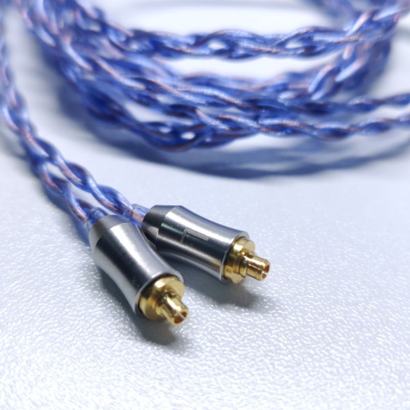 "Blue&Copper" สายอัพเกรด ถัก4 ขั้ว mmcx-แจ๊ค 3.5mm รูปที่ 5