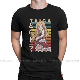 เสื้อขาว เสื้อยืดวินเทจ เสื้อยืด - Toradora มังงะไทก้าสาวสวยเสื้อยืดตัวยาว 2020 เสื้อวินเทจชาย Tee