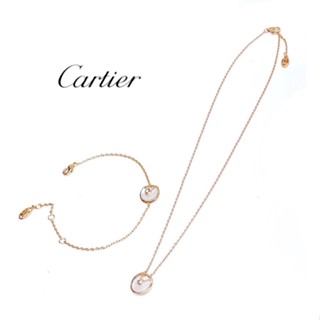 Cartier Amulette De Cartier Mother Of Pearl Necklace &amp; Bracelet งานแบรนด์ Hi-End สร้อยคอ และ สร้อยข้อมือ