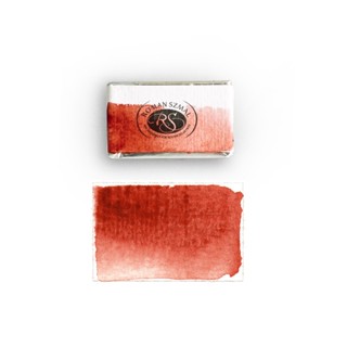 FOLIO ART : Roman Szmal Single เบอร์ 350 Quinacridone maroon สีน้ำสีสดใส เกรดศิลปิน สีก้อนเม็ดสีละเอียด 899083350
