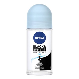 SuperSale63 นีเวีย NIVEA นีเวียโรลออน ลูกกลิ้งนีเวีย 50 ML สูตร BW invisible Pure