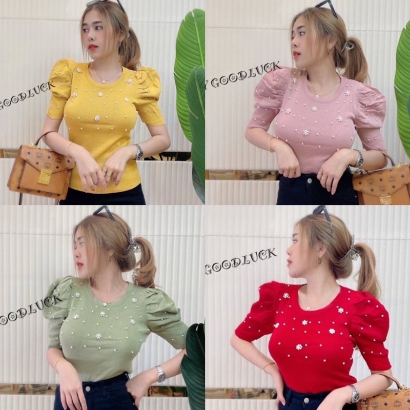 SpinnyHouse เสื้อแขนฟรุ้งฟริ้ง รุ่นนี้เด็ดจริง จะหวานหยดย้อย หรือจะแอบแซ่บก็ได้หมดกับลุคนี้ ดาวลูกไก่ D302B
